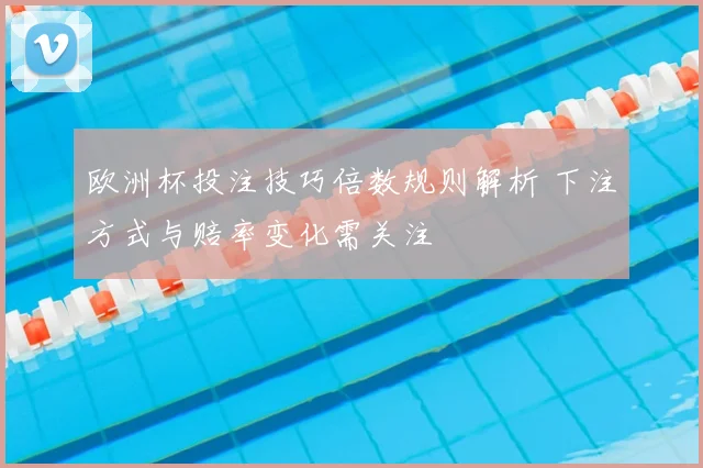 欧洲杯投注技巧倍数规则解析 下注方式与赔率变化需关注